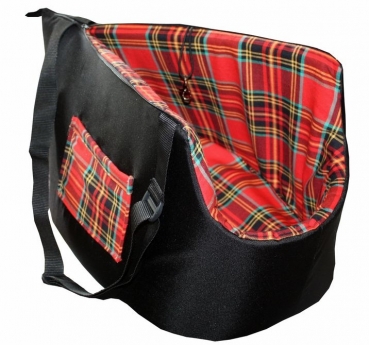 Tasche Scottish schwarz - groß