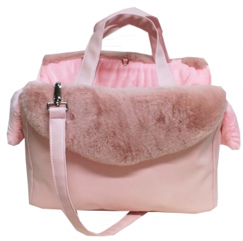 rosa pink hundetragetasche