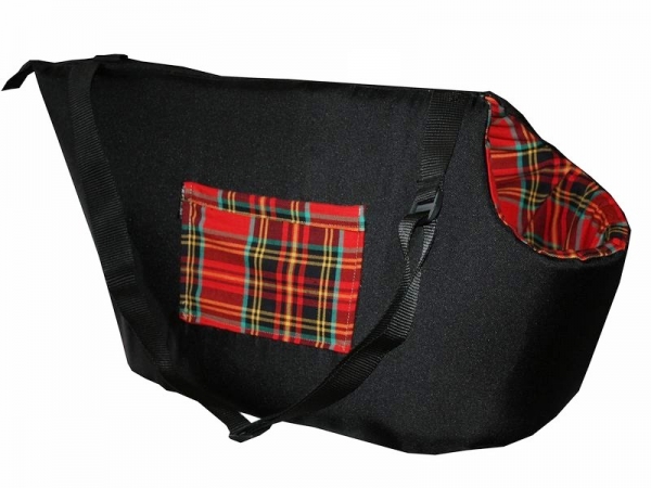 Tasche Scottish schwarz - groß