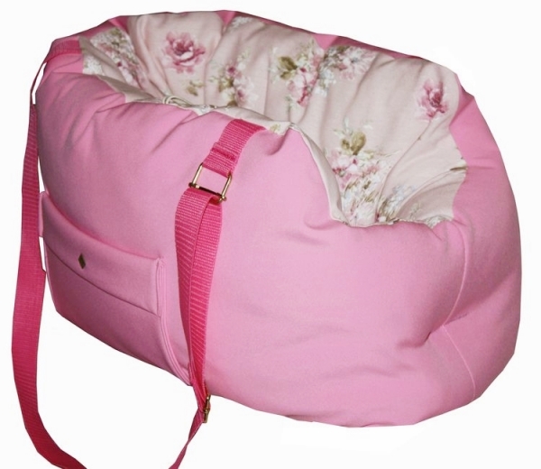 Luxus Carrier Rose Princess Romantic rosa Hundetragetasche